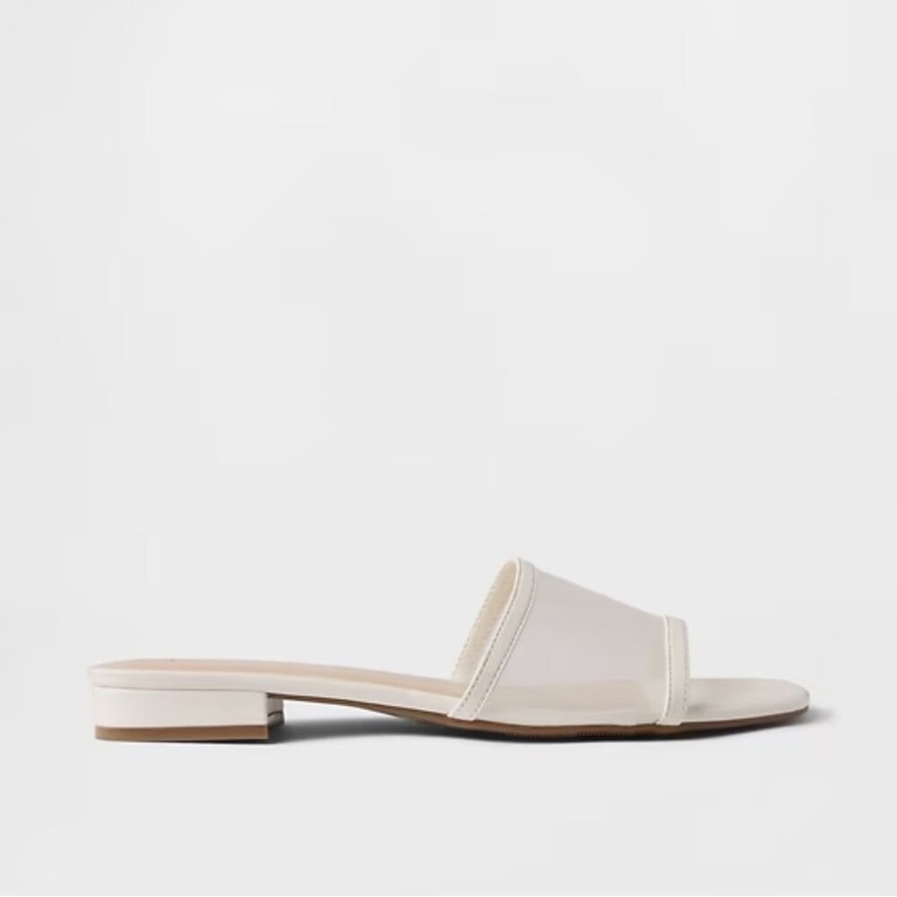 NWT GAP FACTORY Ivory Mesh Sandals - Women’s 8 - Picture 2 of 7